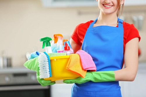 Carpet cleaning team in SW4 supporting recycling and sustainability