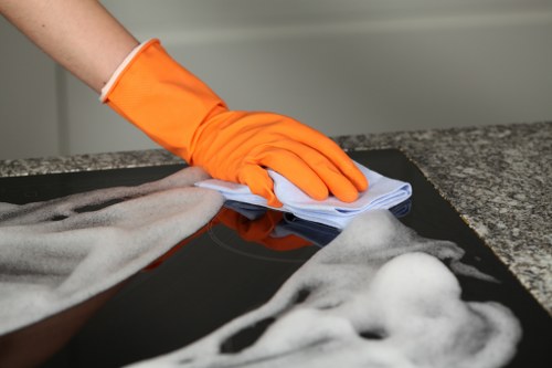 Clean residential windows in a SW4 street setting