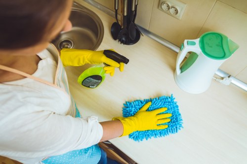 Office cleaning service for a business property in SW4