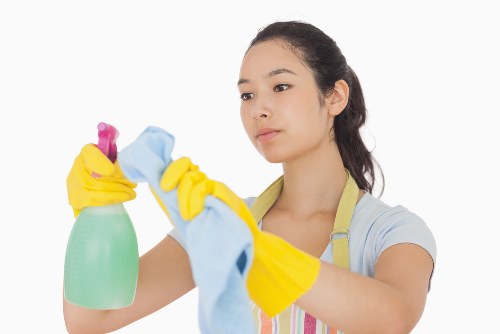 Thorough cleaning of a SW4 kitchen and living area