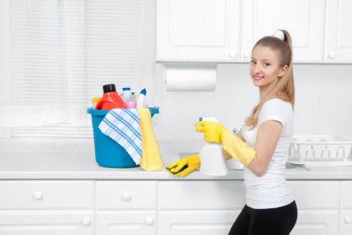 Sofa cleaning equipment prepared for a SW4 upholstery job