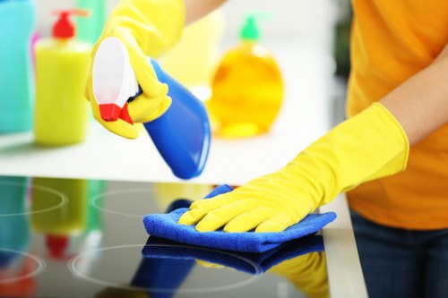 Kitchen and bathroom short-let cleaning in a Clapham SW4 property