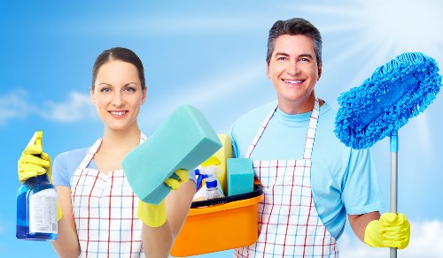 Carpet cleaning equipment in a local SW4 flat